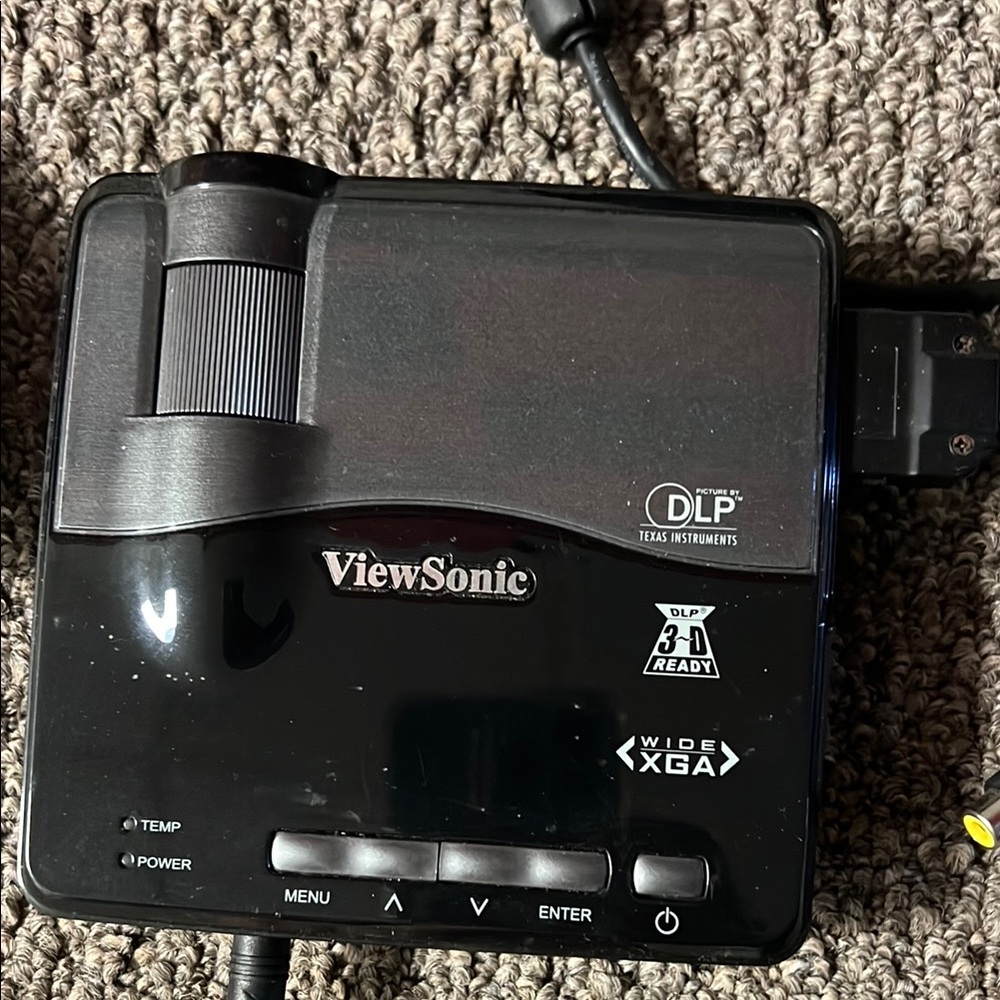 Black Portable Projector